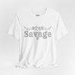 Stay Savage Longhorn Tee - Vintage Texas Skull T-Shirt
