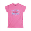 Women's 'Shut Your Stupid Face Hole' 80's Themed Tee