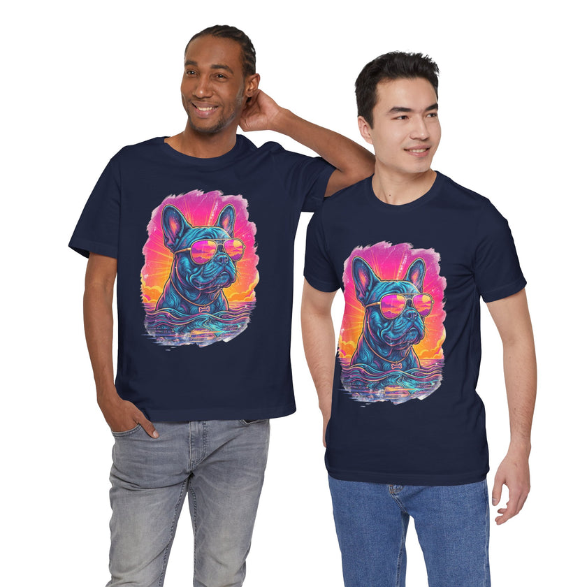French Bulldog Retro 90s Tee — Vice City Vintage Dog Graphic