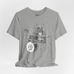 Drumming French Bulldog T-Shirt — Cute Dog Playing Drum Graphic Tee