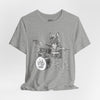 Drumming French Bulldog T-Shirt — Cute Dog Playing Drum Graphic Tee