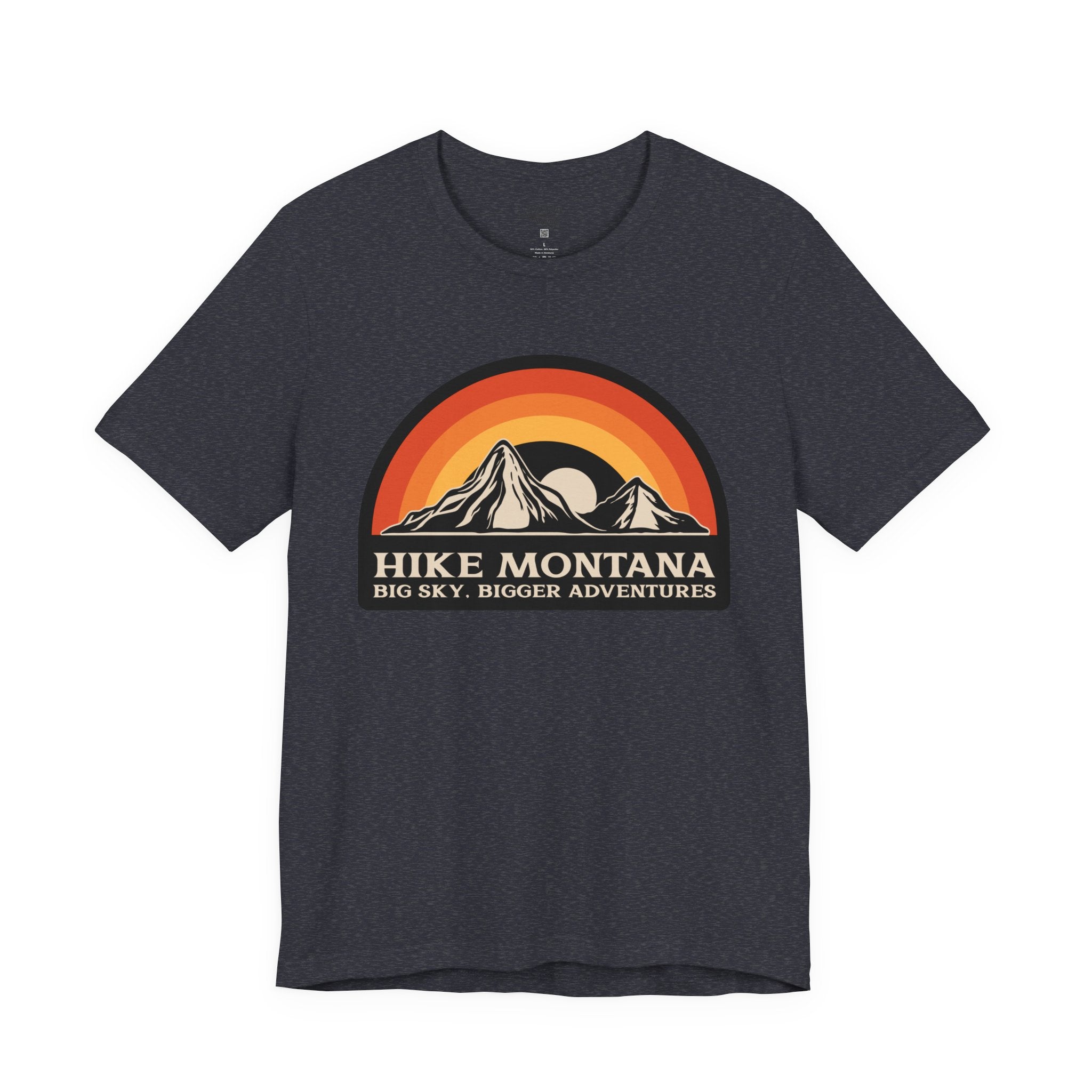 Hike Montana Mountain Adventure T-Shirt — Hiking Graphic Tee