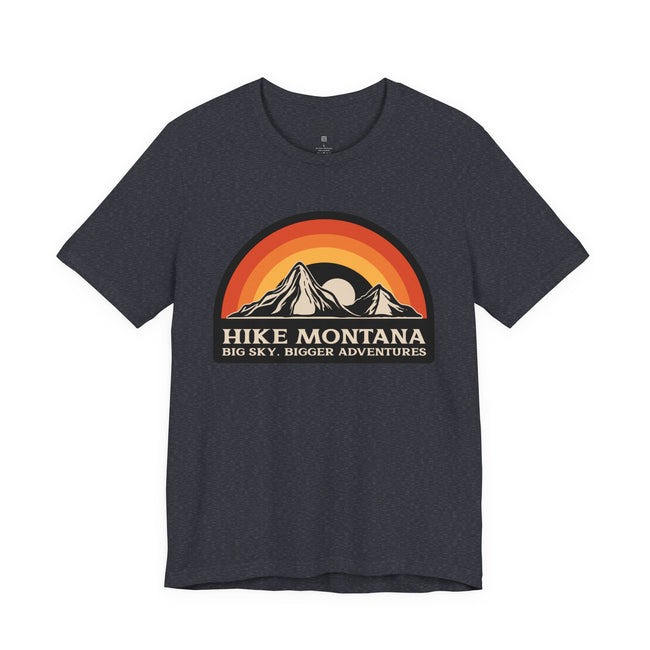 Hike Montana Mountain Adventure T-Shirt — Hiking Graphic Tee