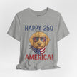 Happy 250 America! Patriotic Goldendoodle Tee