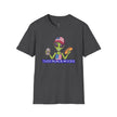 American Alien with Hot Dog and Beer T-Shirt | USA Flag Cap Fourth of July