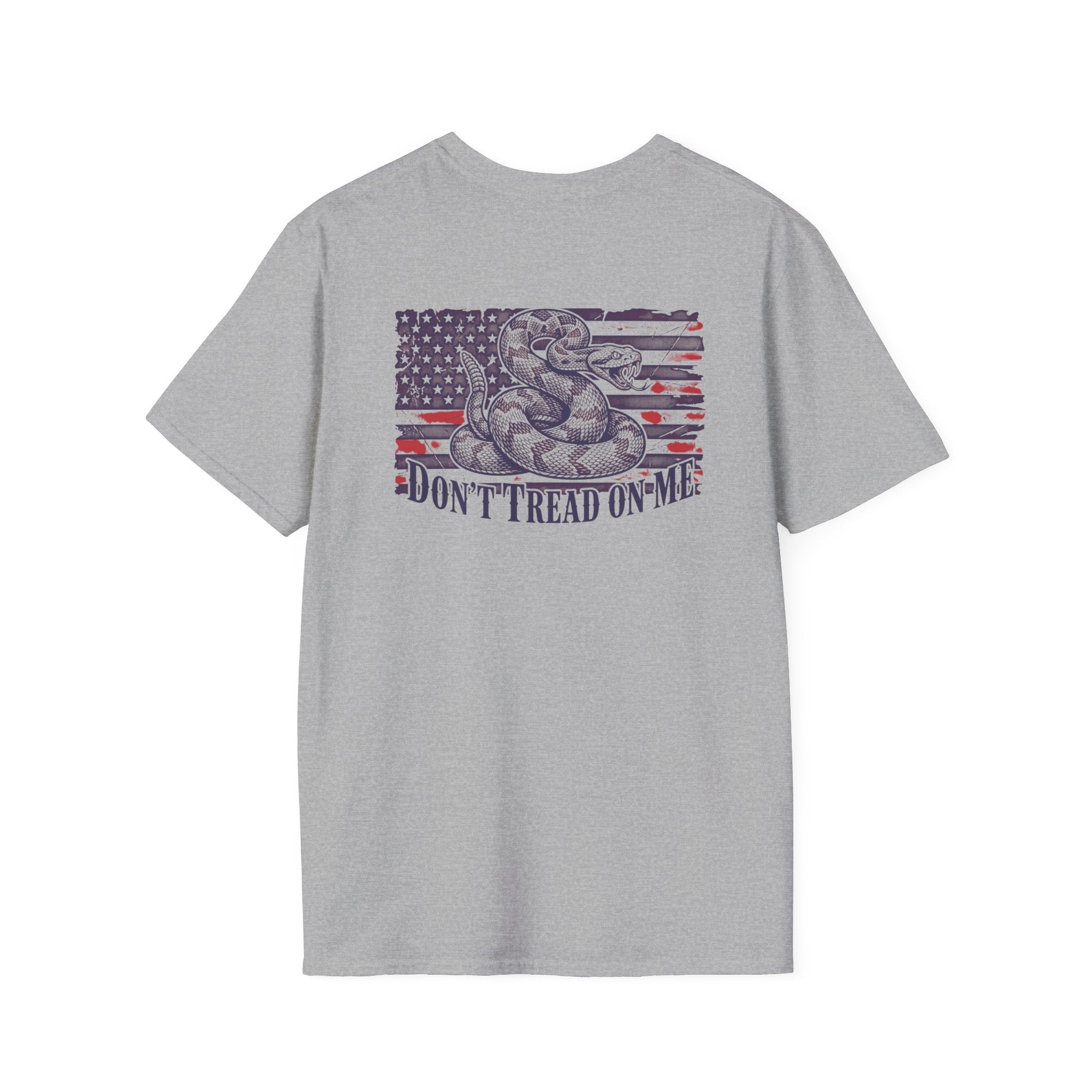 Dont Tread On Me Flag Tee Shirt American Gadsden Patriotic Independence Day Tee