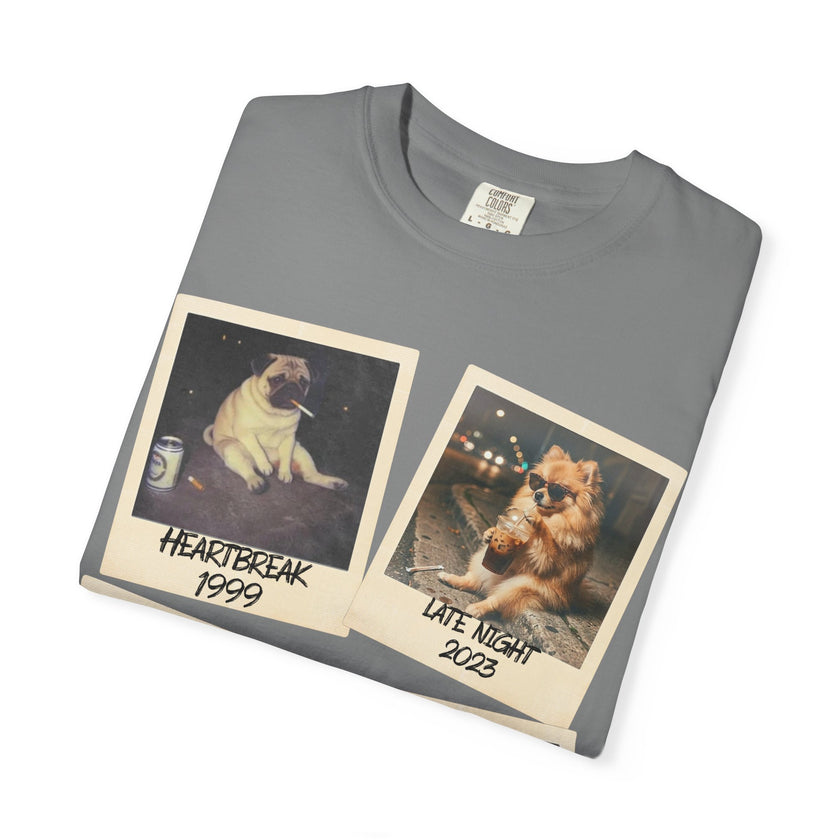 Personalized Polaroid Photo Tee — Custom Image & Text Options
