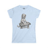 DJ Doodle Dog Women's Tee — Cute Turntable Graphic