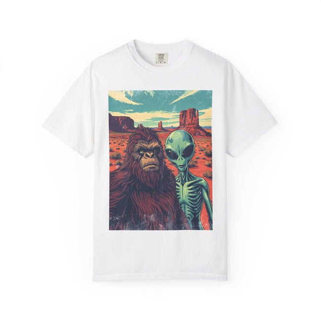 Alien & Bigfoot Monument Park T-Shirt