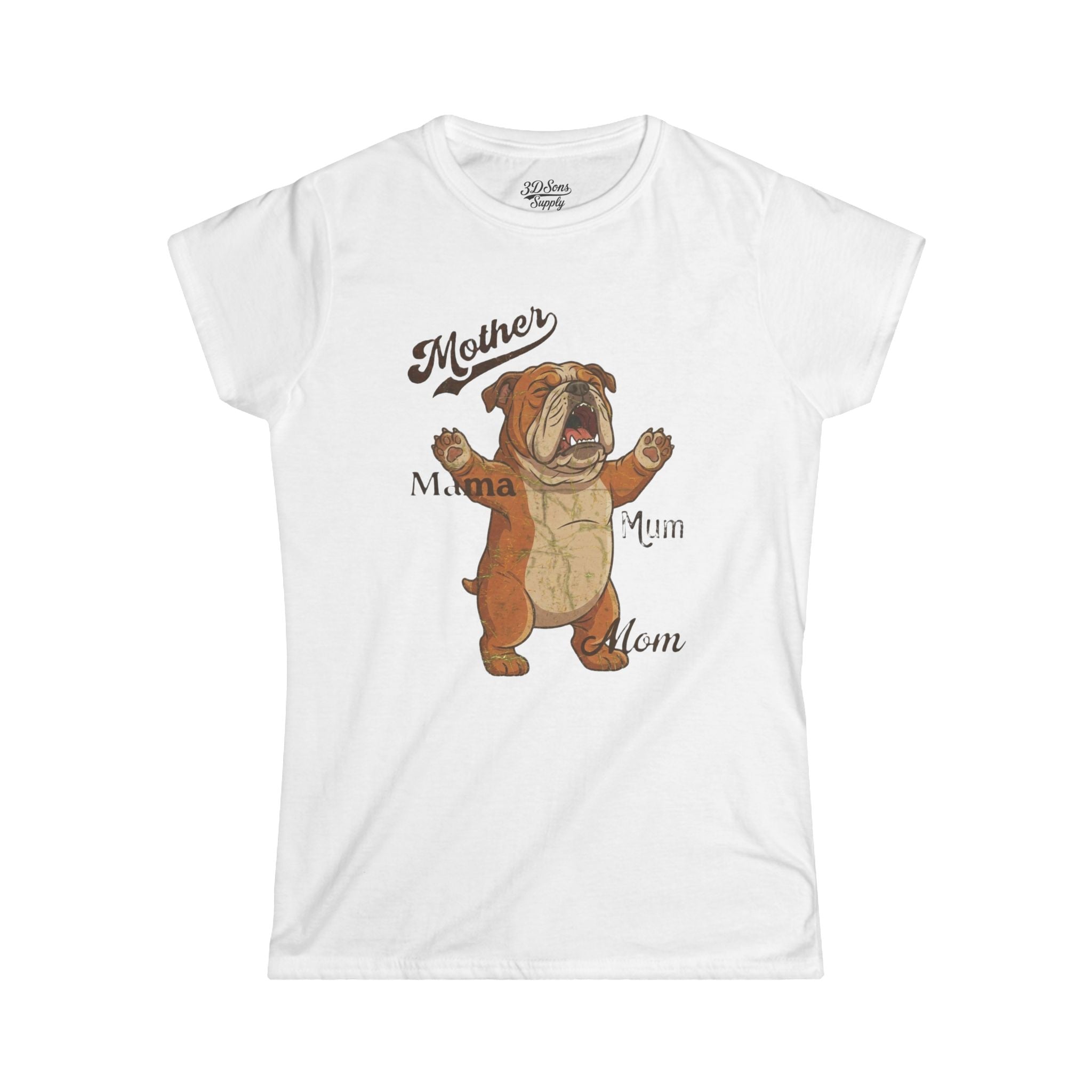 Mother's Day English Bulldog Mom T-Shirt — Bulldog Mama Tee