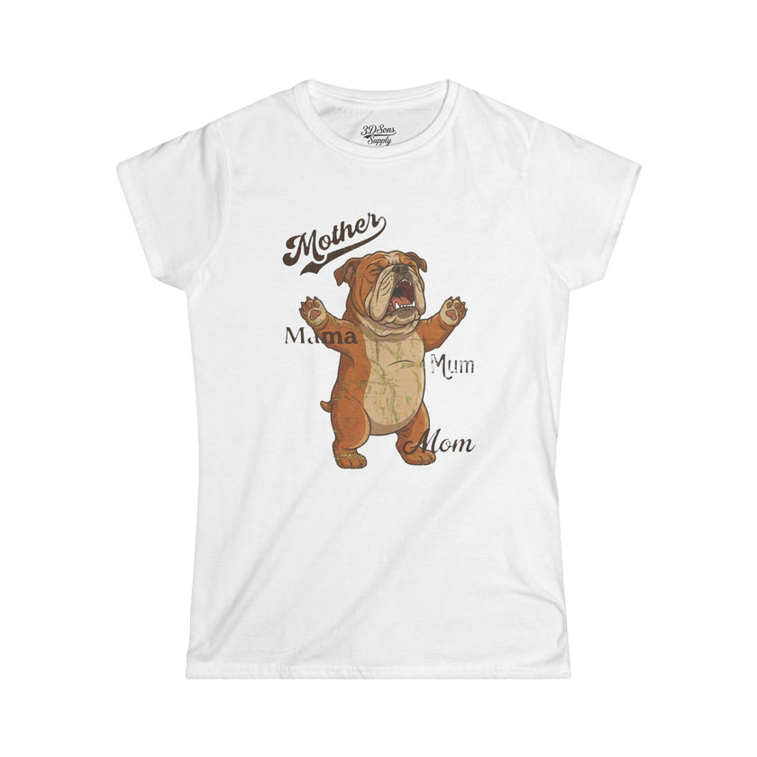 Mother's Day English Bulldog Mom T-Shirt — Bulldog Mama Tee
