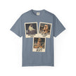 Personalized Polaroid Photo Tee — Custom 3 Image & Text Options