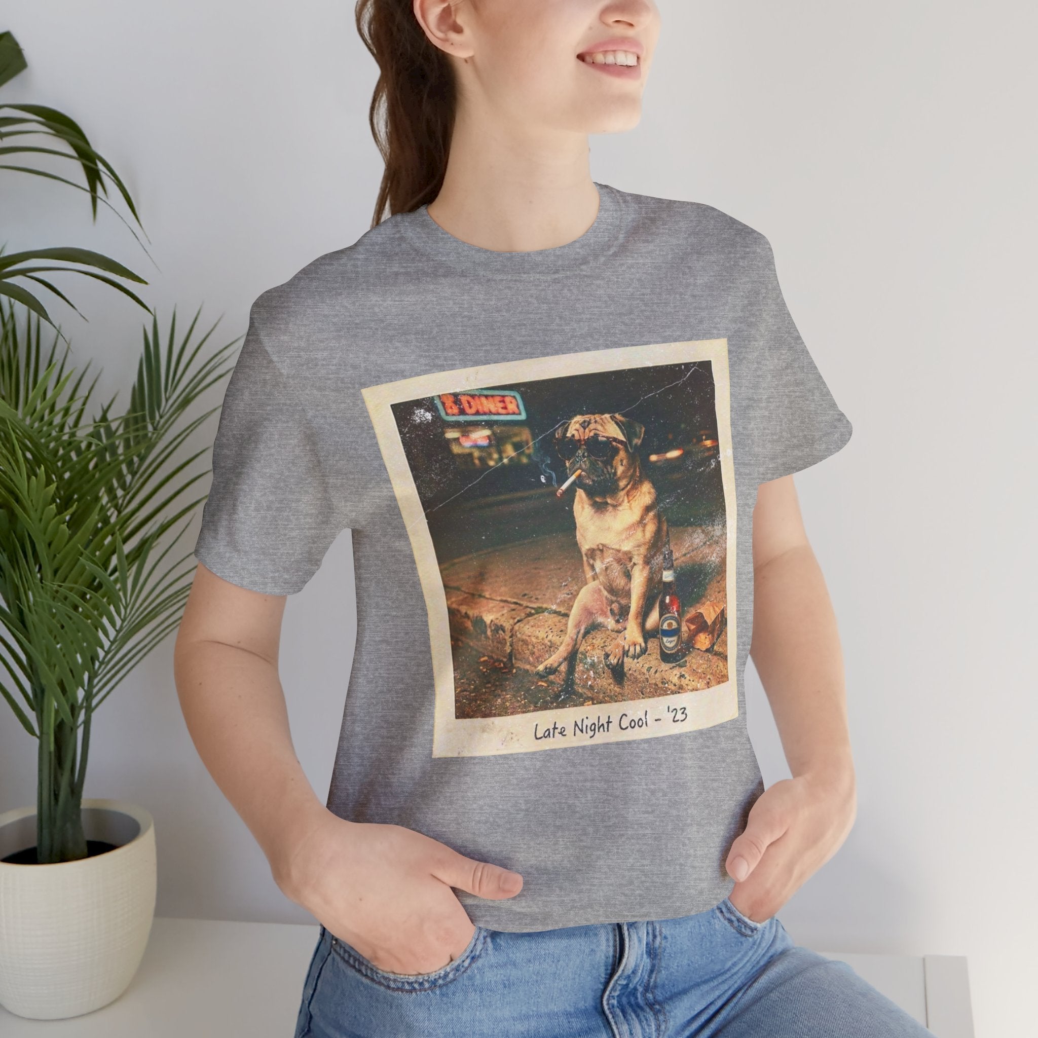 Vintage Pug Photo Tee — 