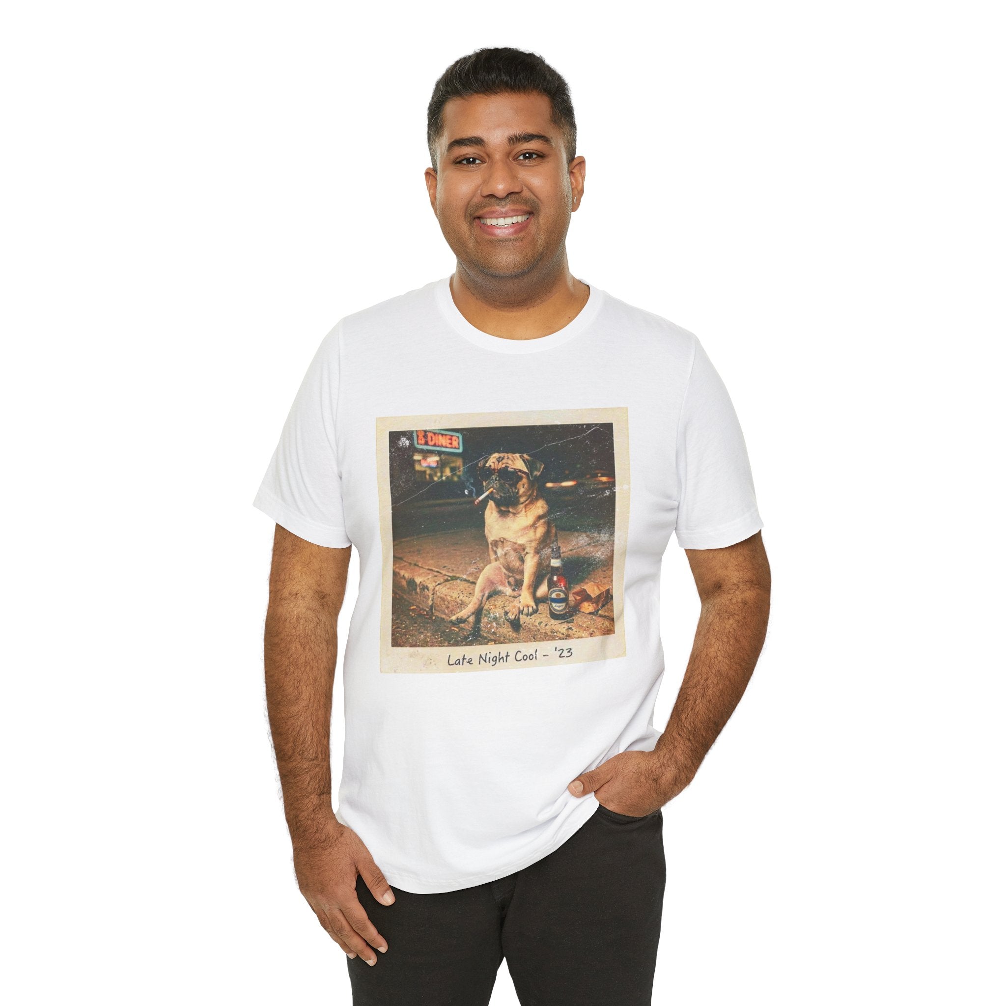Vintage Pug Photo Tee — 