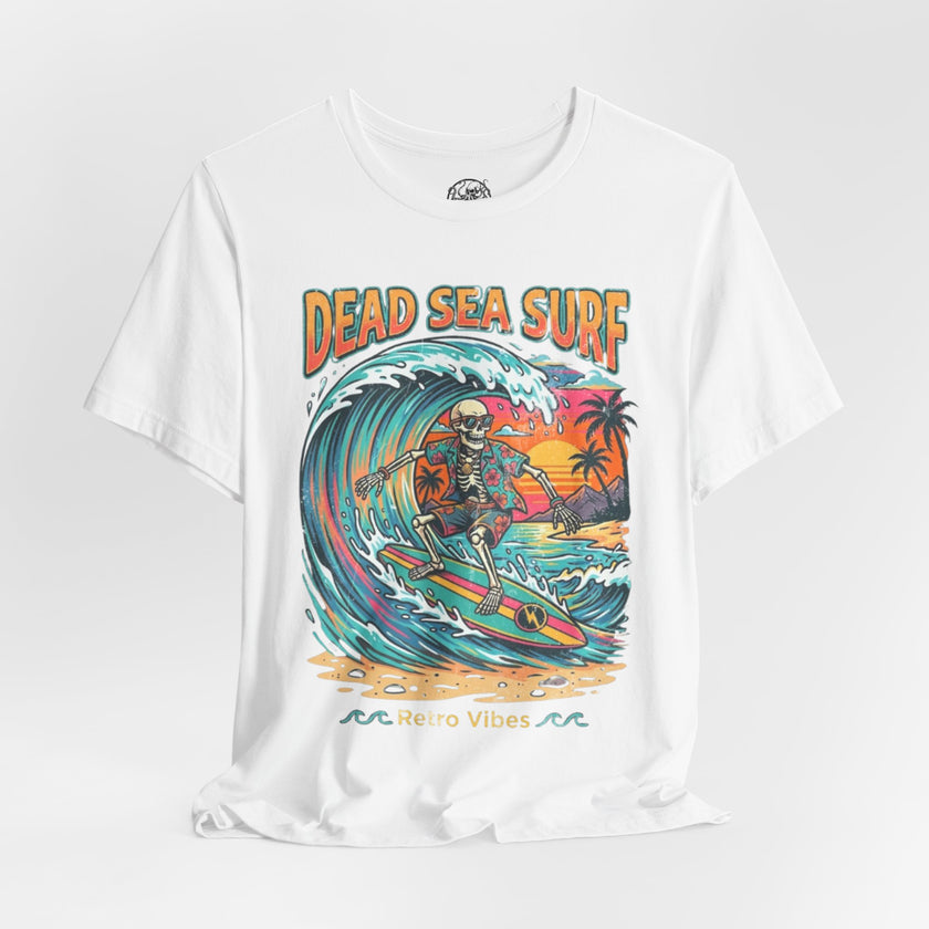 Dead Sea Surf Shark Attack T-Shirt | Bold Nautical Graphic Tee – 3D Sons Supply Co