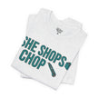 She Shops I Chop Couples T‑Shirt — Funny Husband Wife Gift