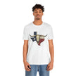 Texas Flag Longhorn Tee - Vintage Texas Skull T-Shirt