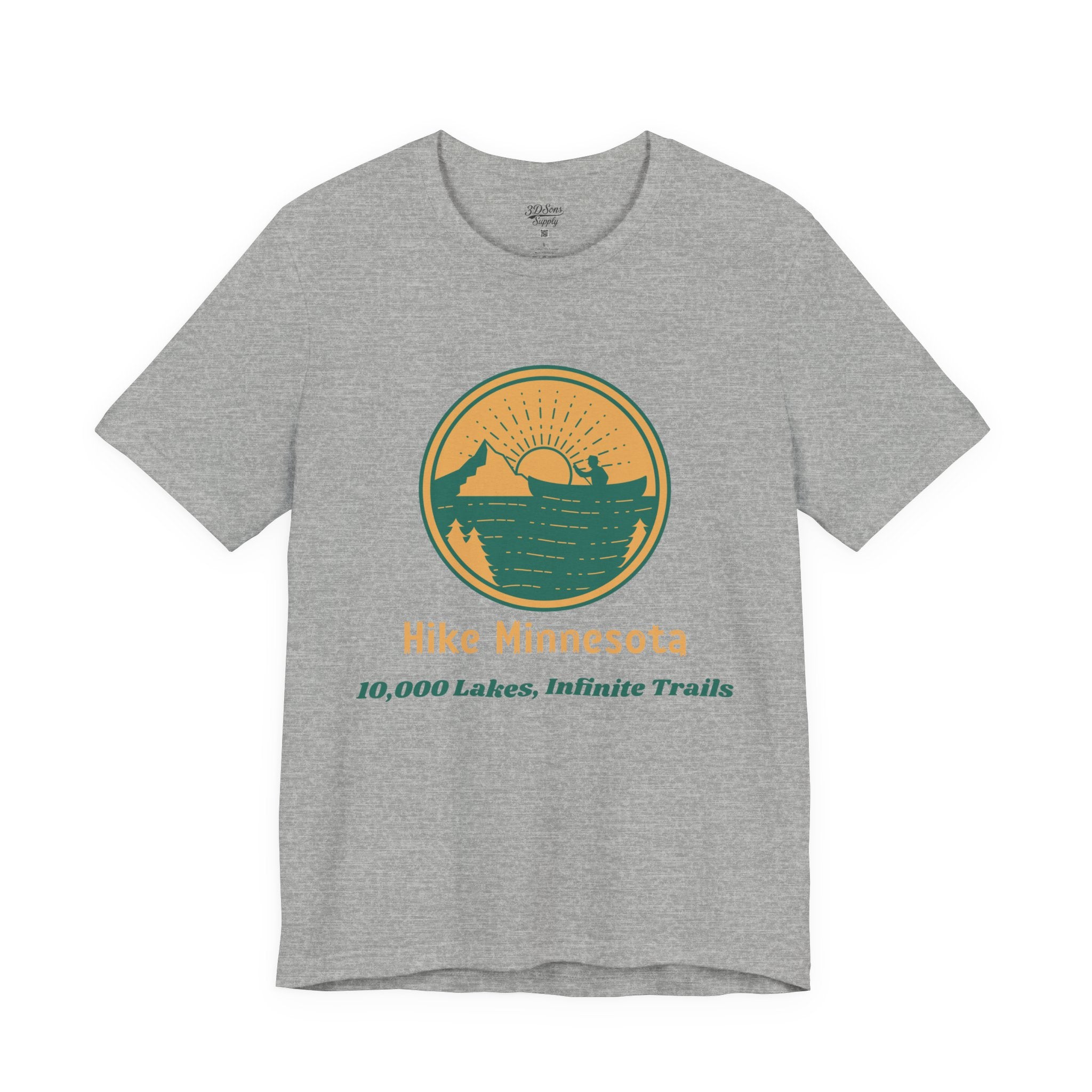 Hike Minnesota T-Shirt — 10,000 Lakes Infinite Trails Hiking Tee