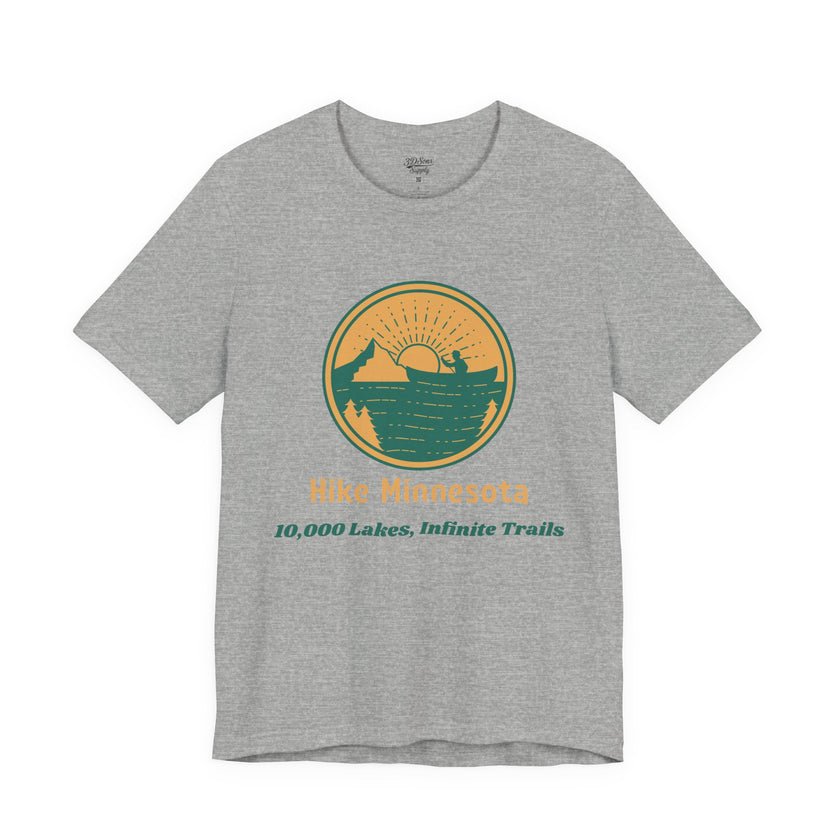 Hike Minnesota T-Shirt — 10,000 Lakes Infinite Trails Hiking Tee