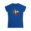 Texas Longhorn Skull Women's Tee — Rugged Western Graphic Shirt