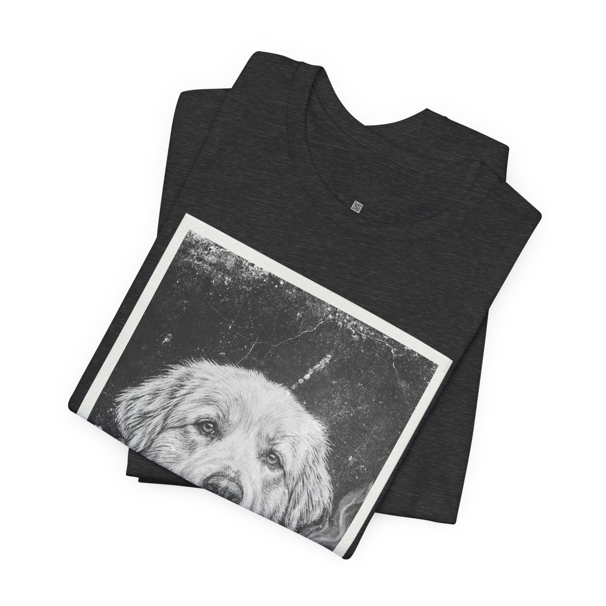 Great Pyrenees Smoke Photo Tee — Vintage Pup Graphic T-Shirt