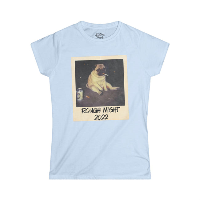 Personalized Polaroid Photo Tee – Custom Women's Softstyle T-Shirt