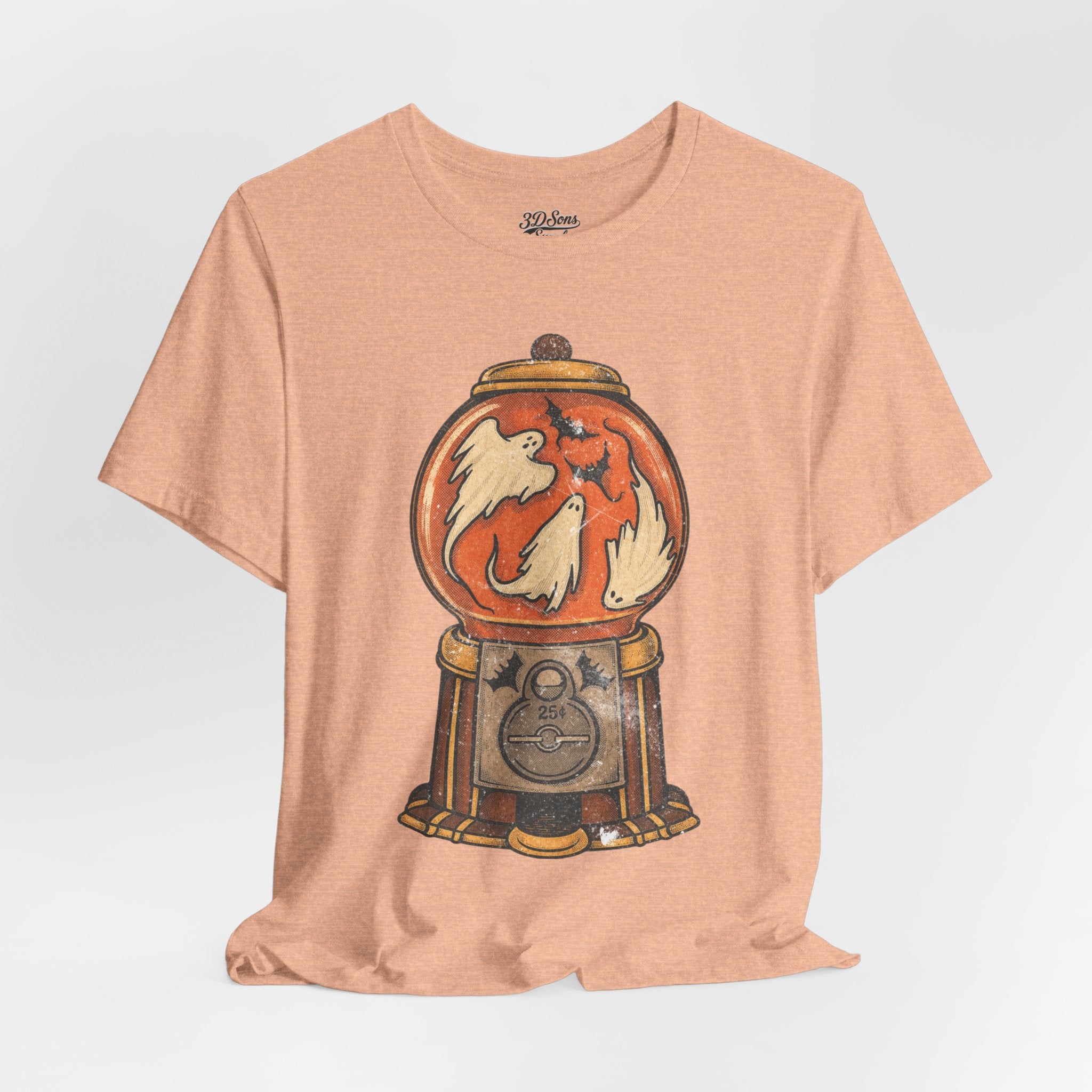 Gumball Ghosts Tee — Vintage Halloween Gumball Machine T-Shirt