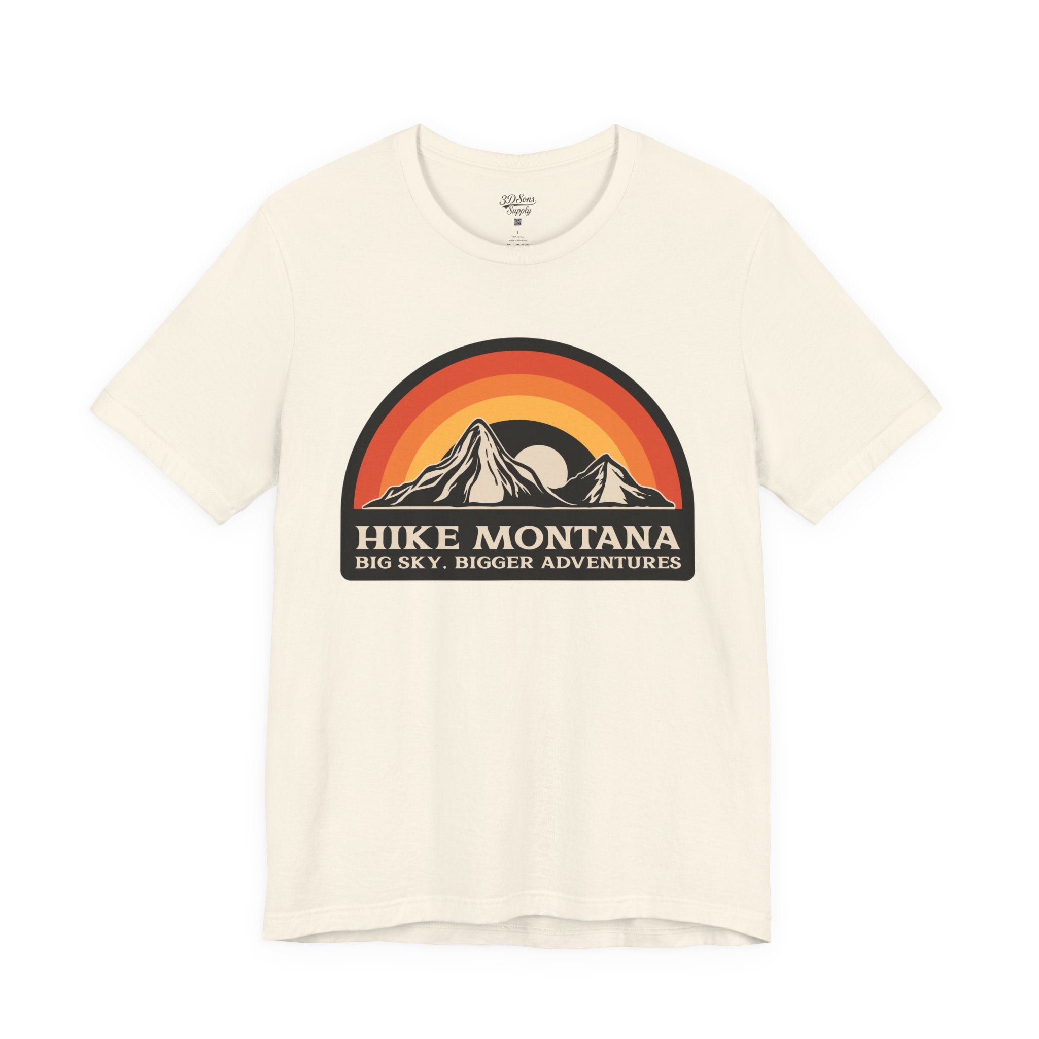 Hike Montana Mountain Adventure T-Shirt — Hiking Graphic Tee