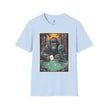 Bigfoot & Alien Playing Poker T-Shirt — Funny Cryptid Woods Tee