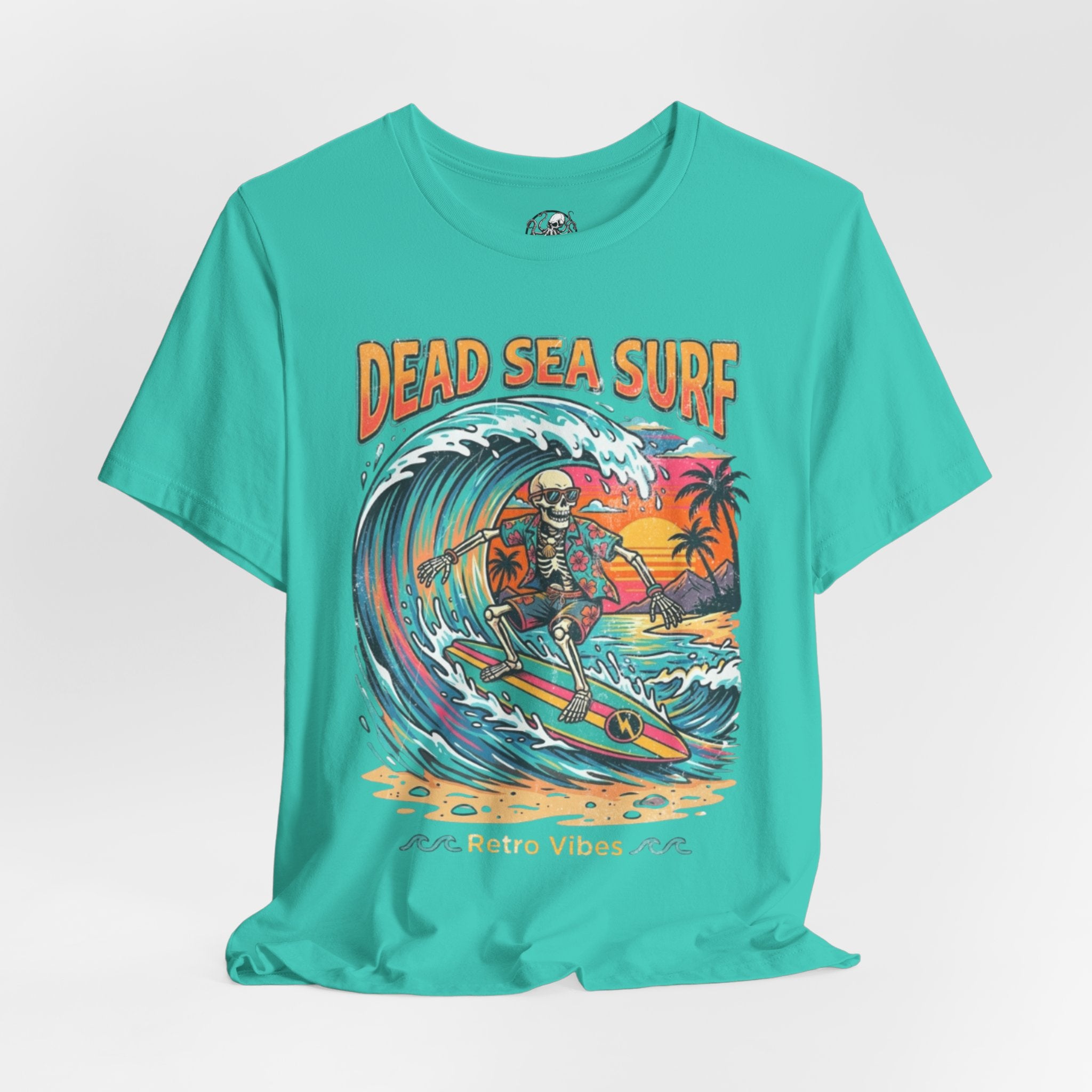 Dead Sea Surf Shark Attack T-Shirt | Bold Nautical Graphic Tee – 3D Sons Supply Co