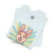 Easter Dog Tee — “Eggs Are Overrated...Treats Are Not” Corgi Retro Graphic T-Shirt