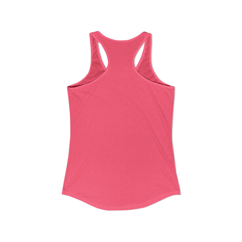 Women's Pyrenees with Chinese Photo Racerback Tank — Vintage Pup Graphic