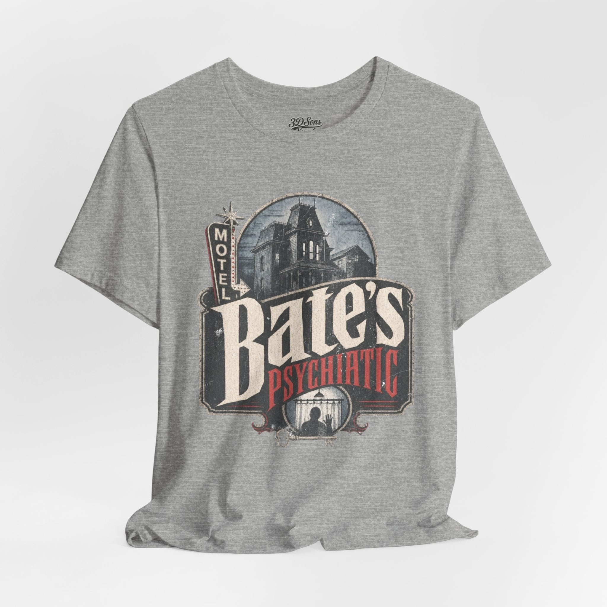 Bates Psychiatric T-Shirt — Vintage Horror Graphic Tee