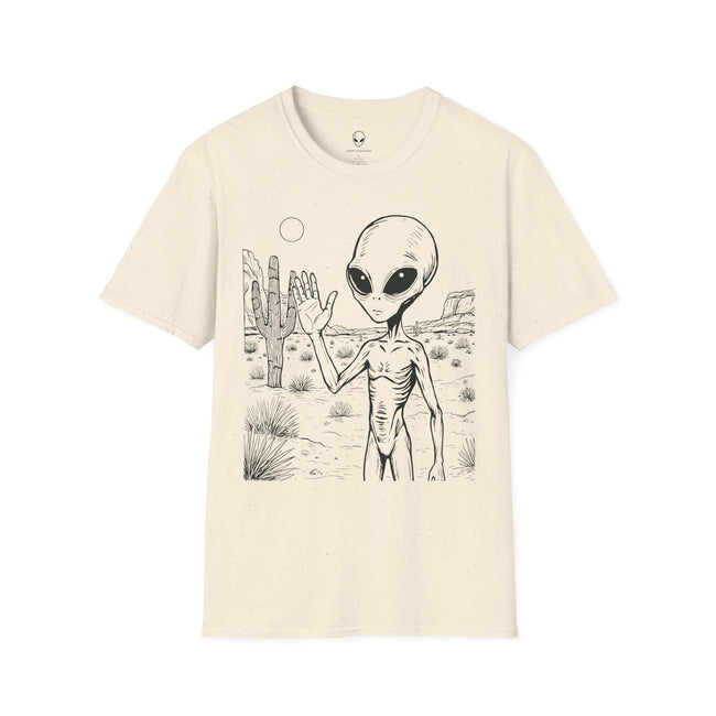 Happy Desert Alien Tee | Funny Area 51 Extraterrestrial Shirt – 3D Sons Supply Co