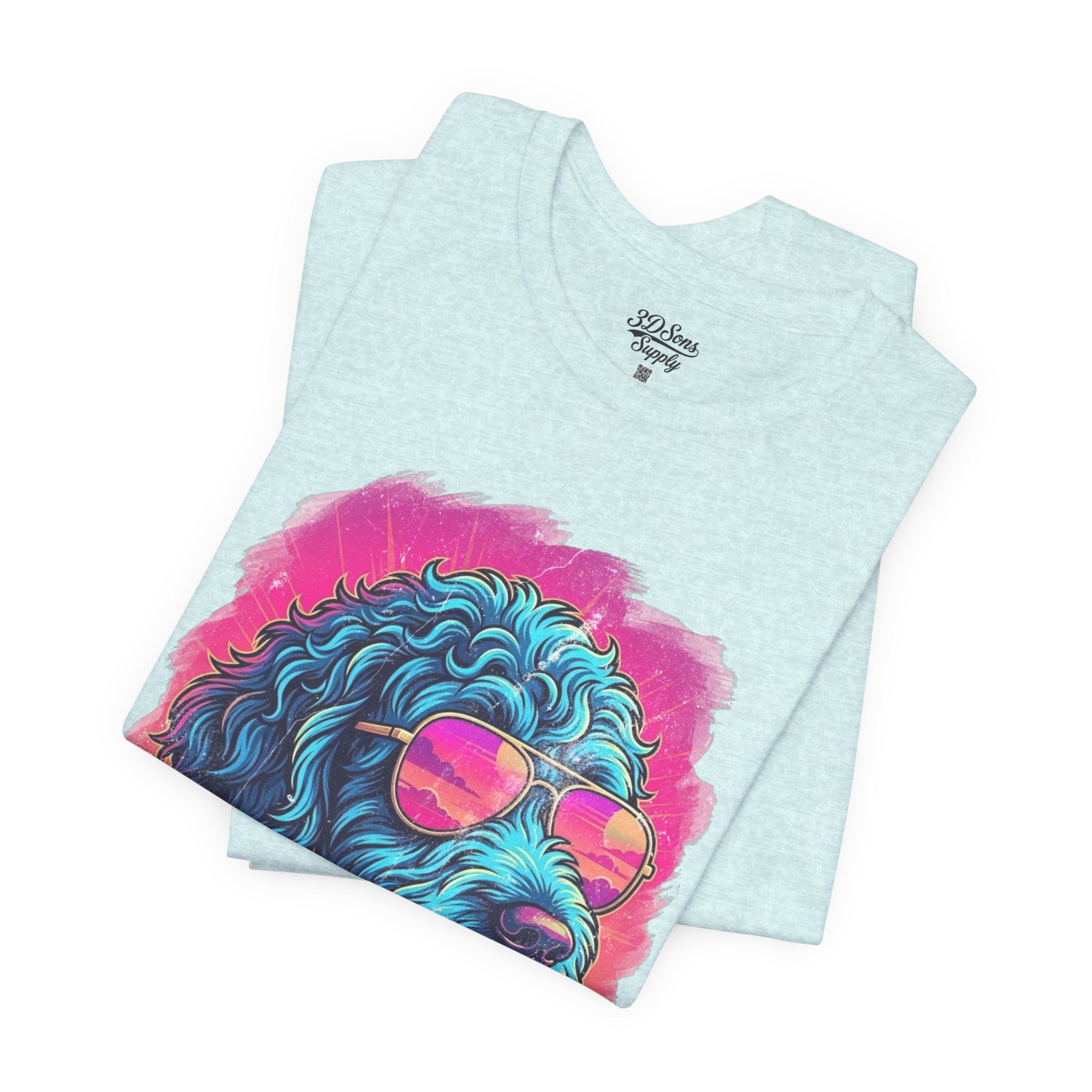 Doodle Vice City 90s Retro Tee — Funny Vintage Style T-Shirt