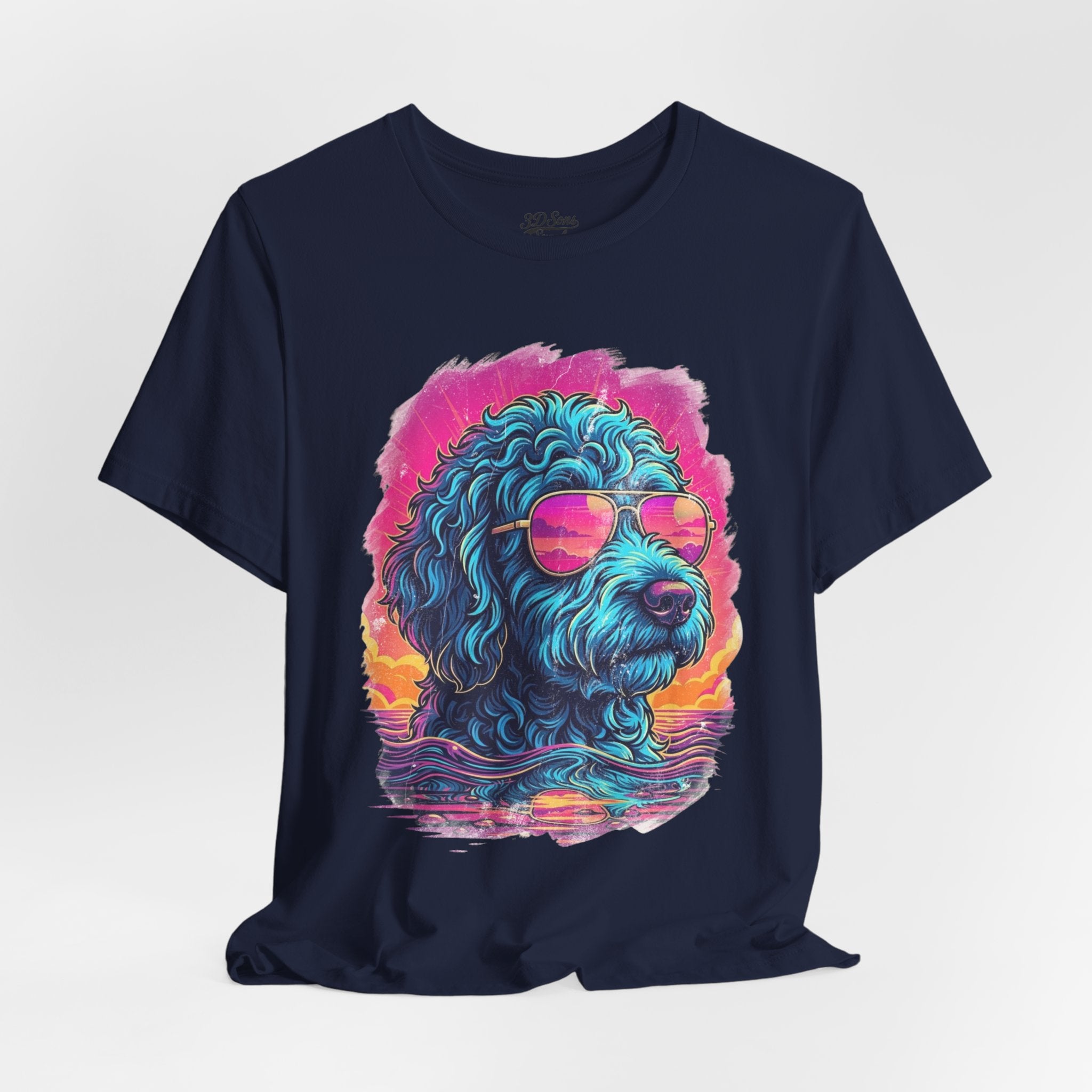 Doodle Vice City 90s Retro Tee — Funny Vintage Style T-Shirt