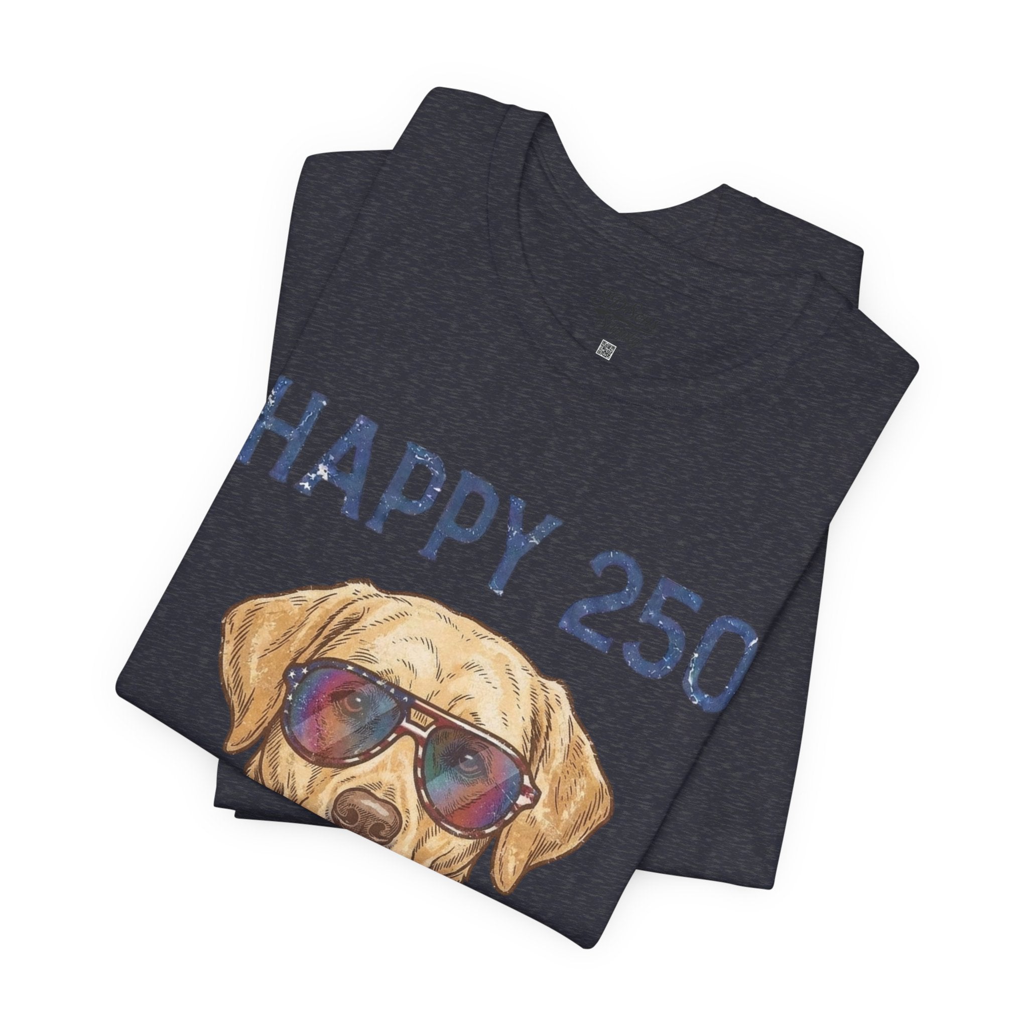 Patriotic Lab Dog Tee — 