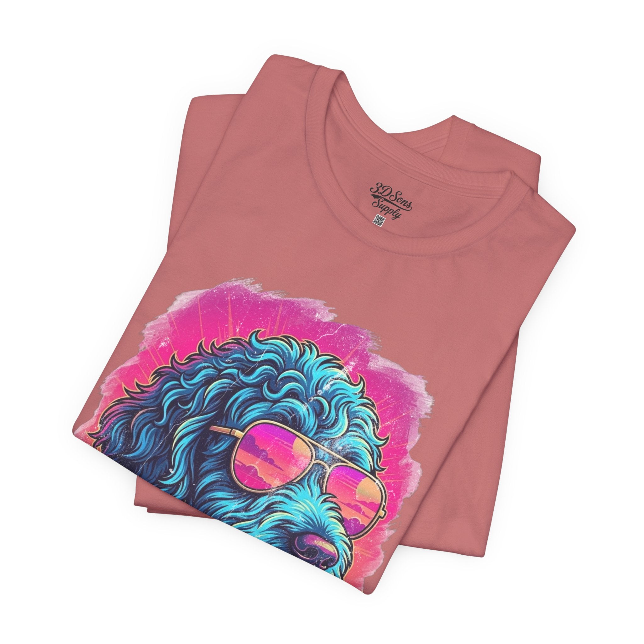 Doodle Vice City 90s Retro Tee — Funny Vintage Style T-Shirt