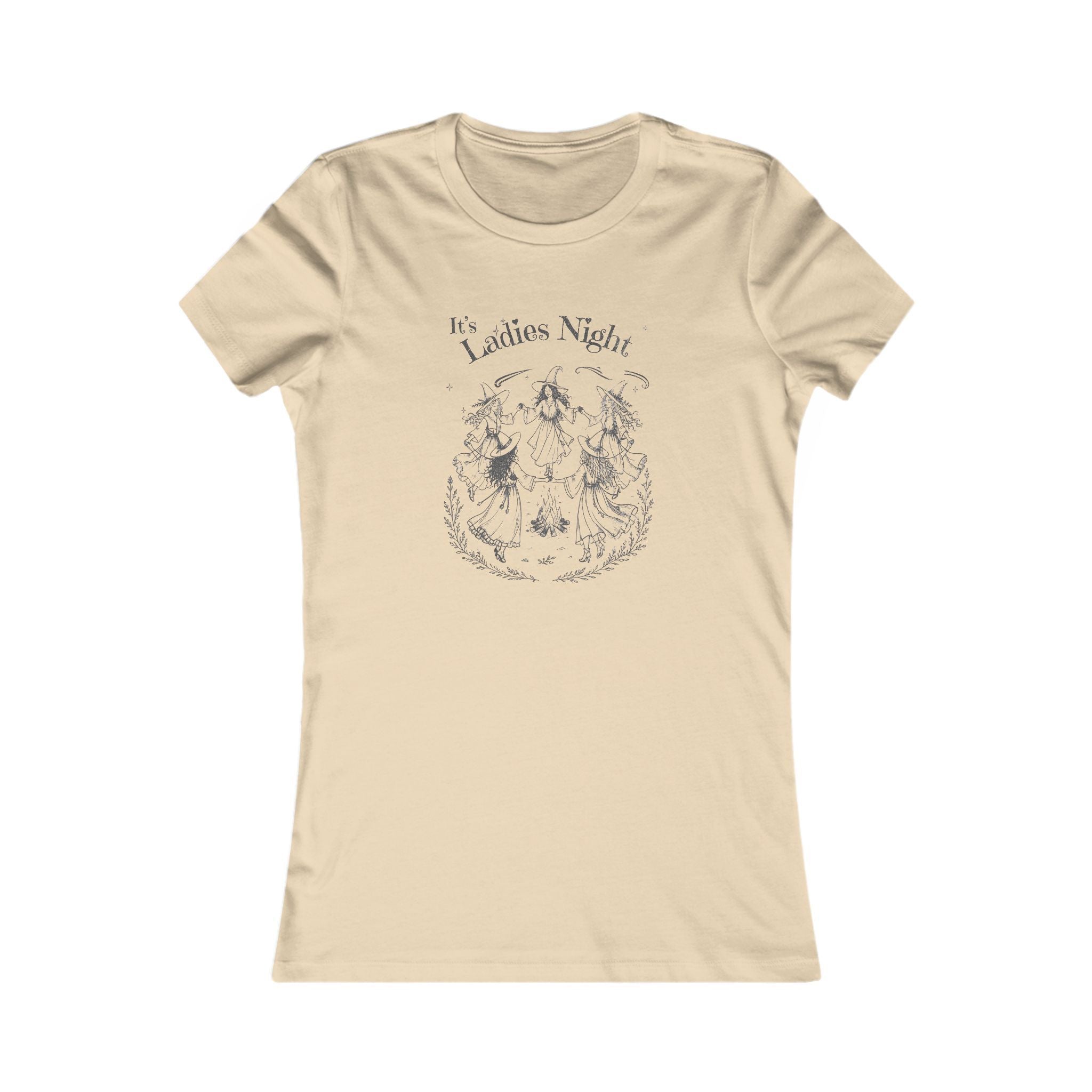 Ladies' Night Floral Witch Tee — 