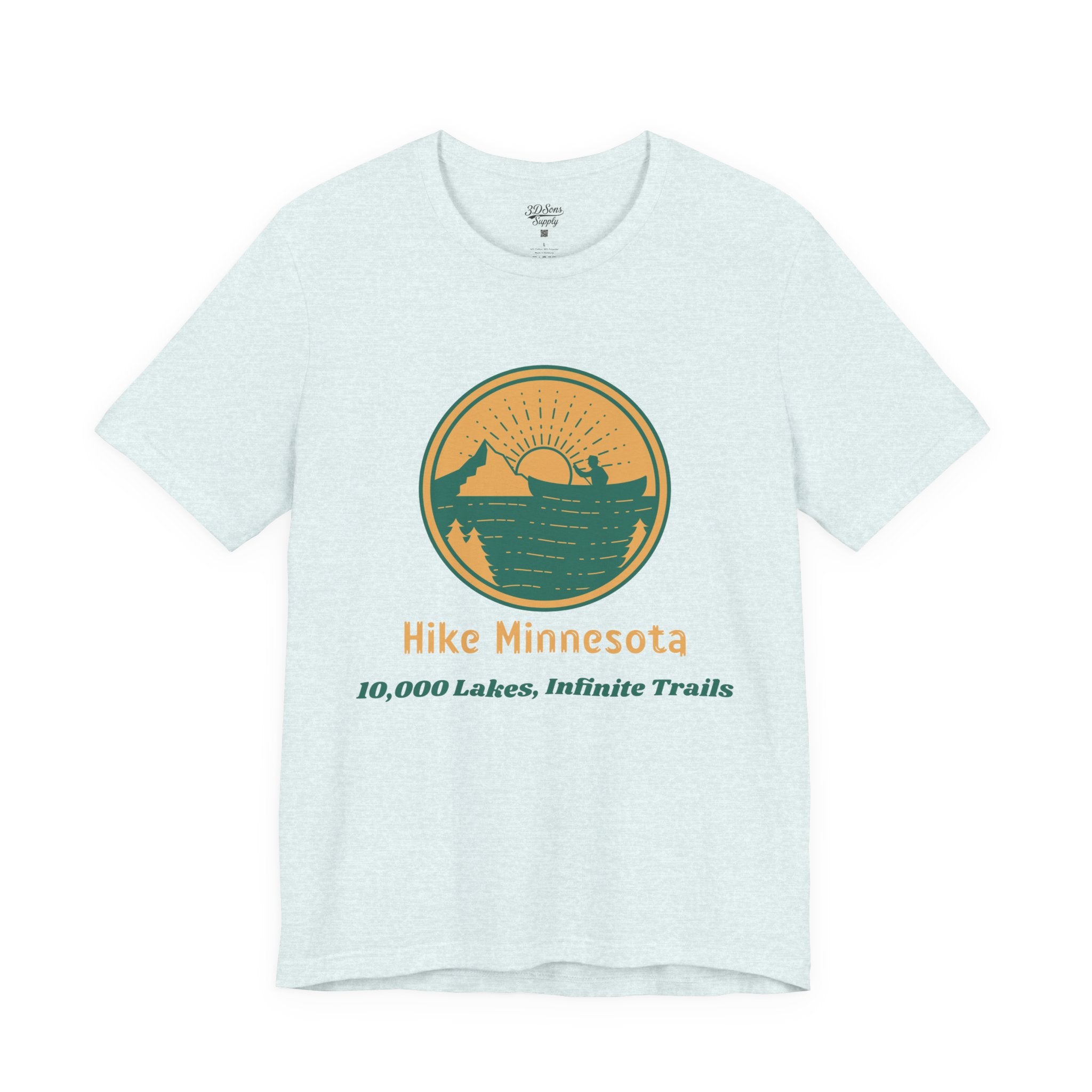 Hike Minnesota T-Shirt — 10,000 Lakes Infinite Trails Hiking Tee