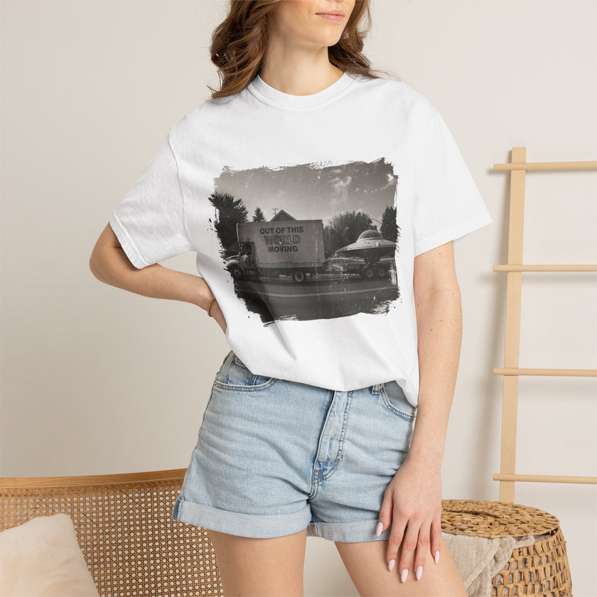 Out of This World Funny Tee — Alien Space Graphic T-Shirt