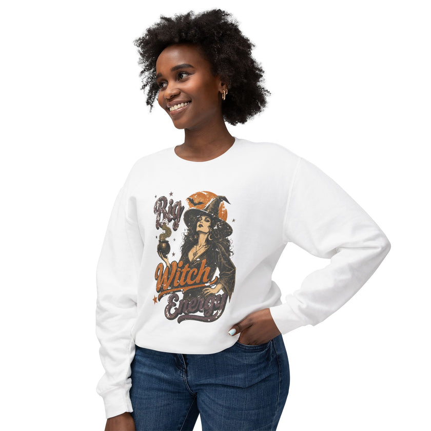 Big Witch Energy Sweatshirt | Vintage Witch Graphic, Halloween Vibe