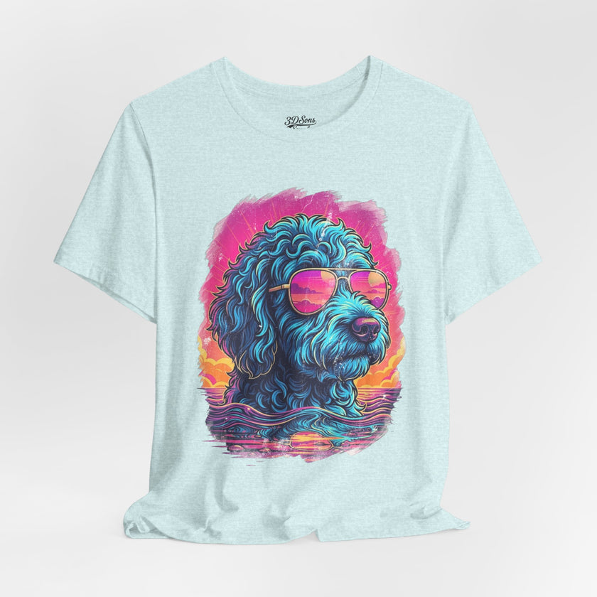 Doodle Vice City 90s Retro Tee — Funny Vintage Style T-Shirt