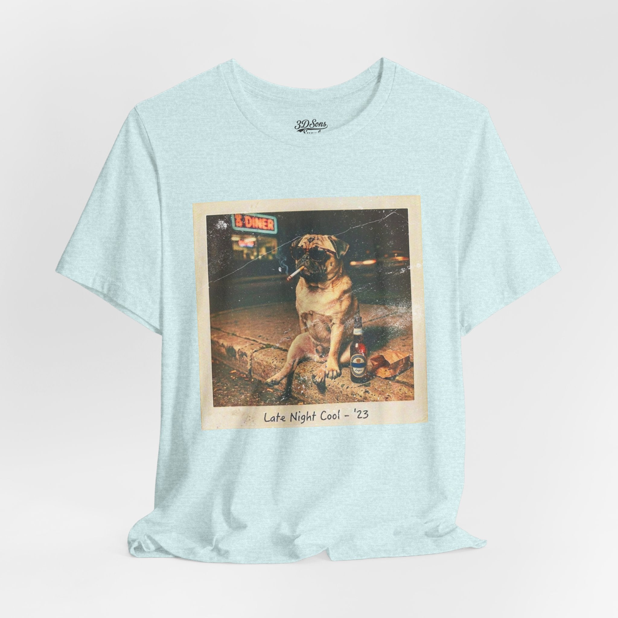 Vintage Pug Photo Tee — 