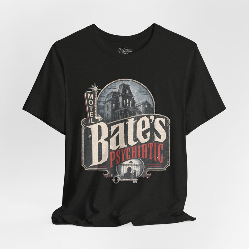 Bates Psychiatric T-Shirt — Vintage Horror Graphic Tee