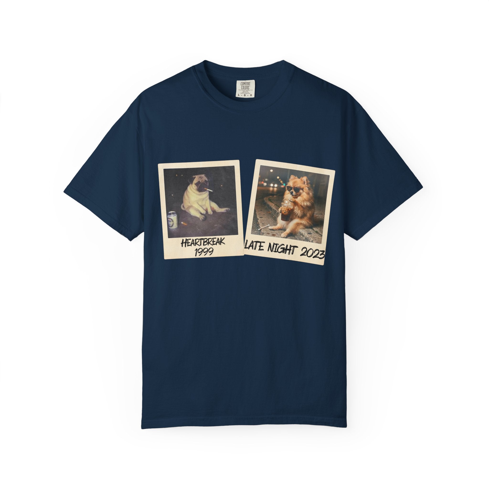 Personalized Polaroid Photo T-Shirt — Custom 2-Image Keepsake