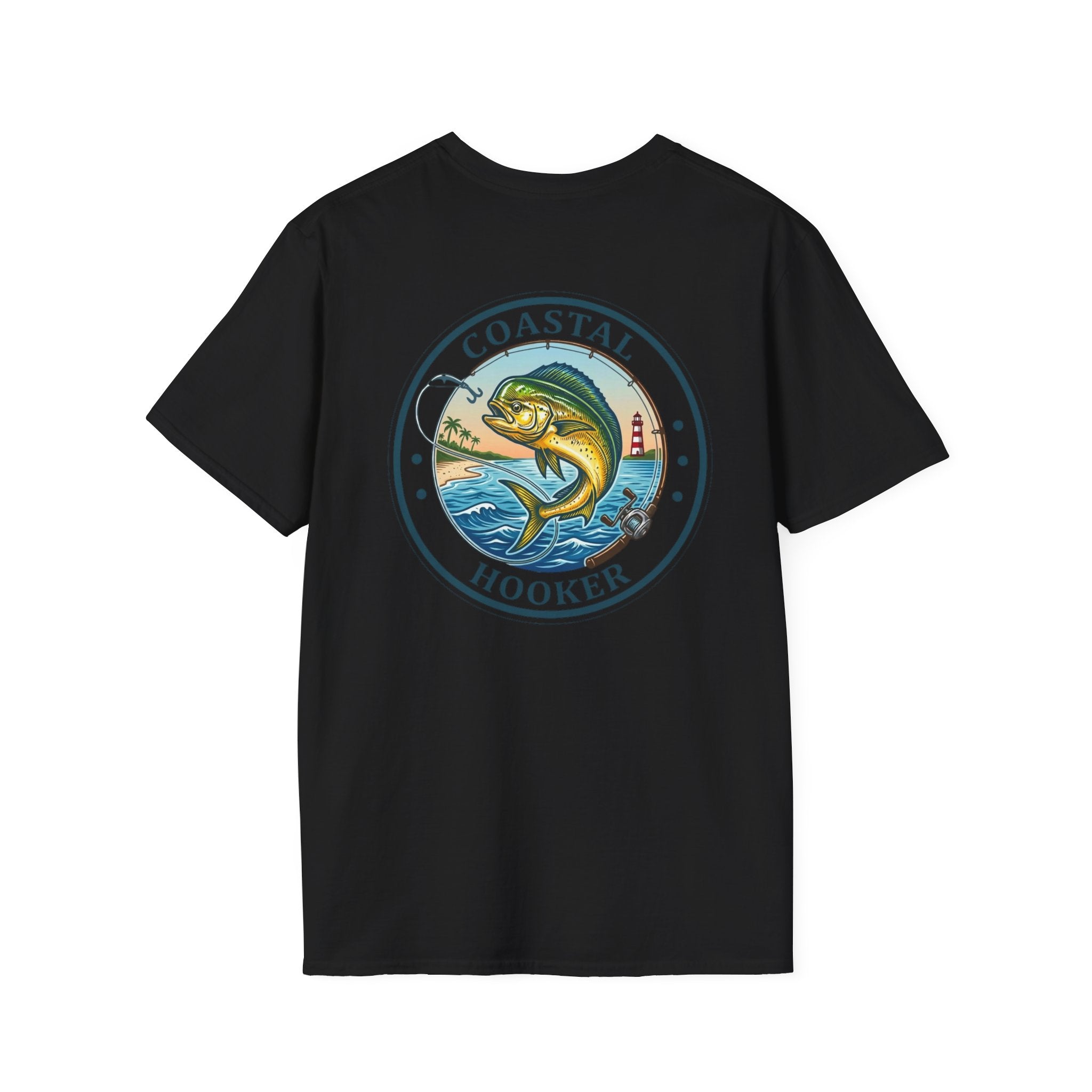 Coastal Hooker Tropical Dorado T-Shirt | Fishing Graphic Tee, Dead Sea Surf