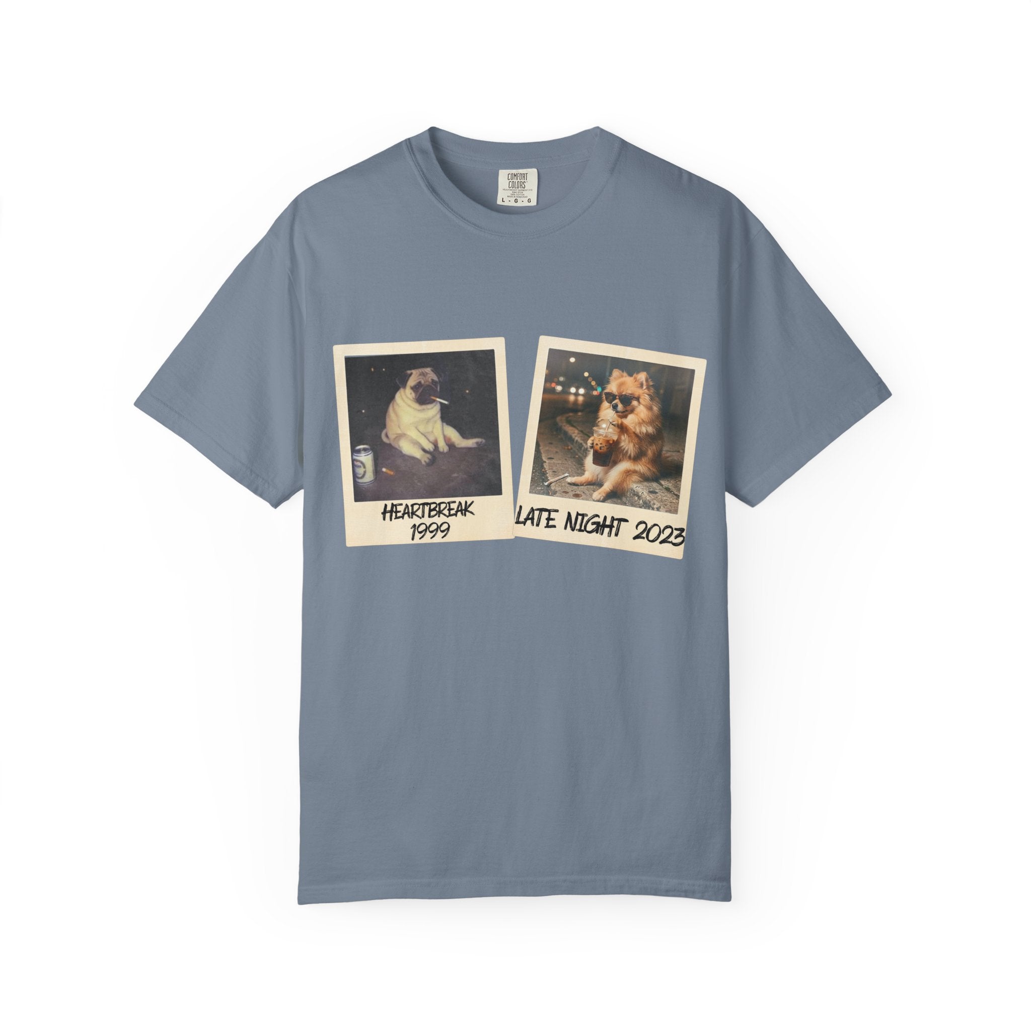 Personalized Polaroid Photo T-Shirt — Custom 2-Image Keepsake