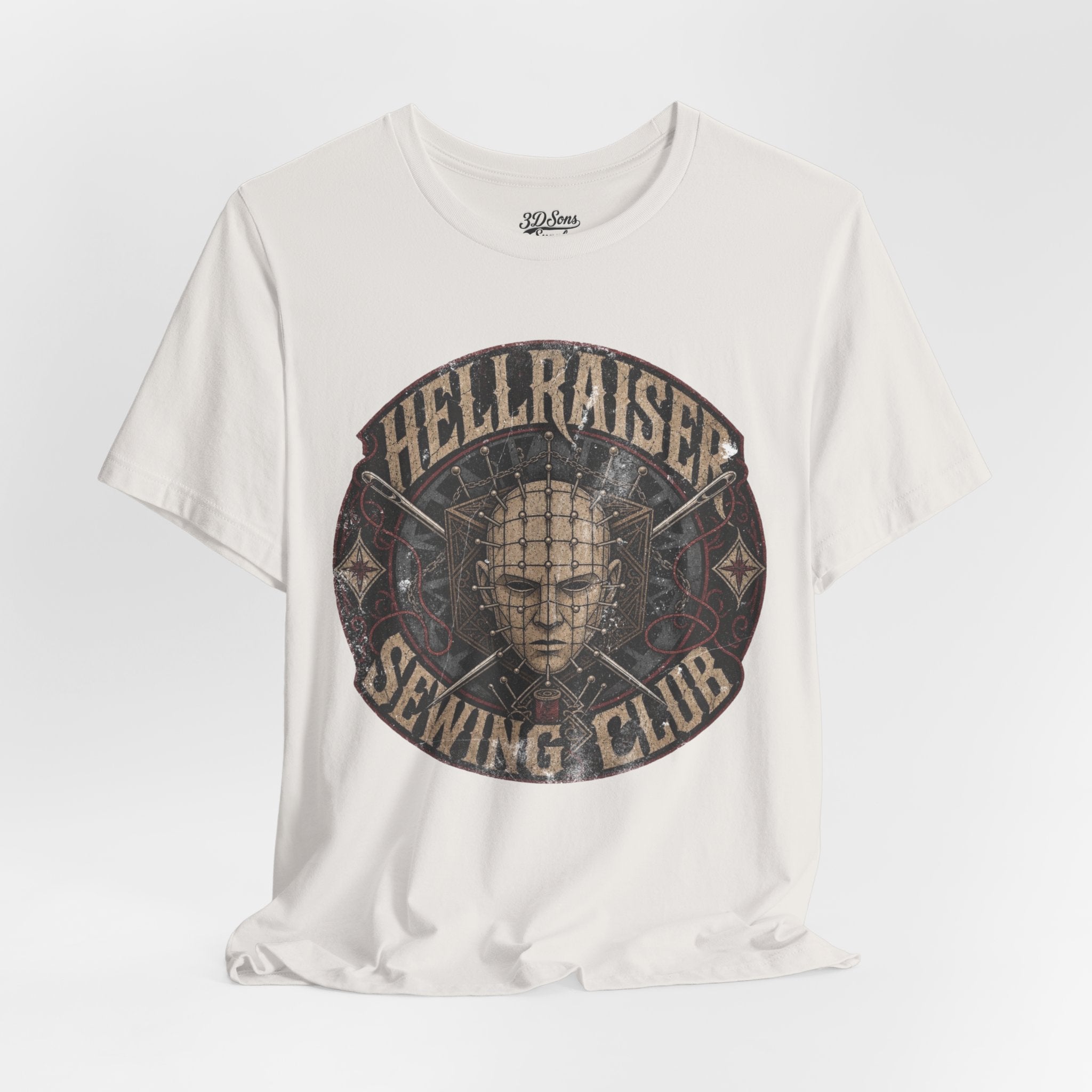Hellraiser Sewing Club Tee - Vintage Horror Graphic T-Shirt