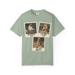 Personalized Polaroid Photo Tee — Custom 3 Image & Text Options